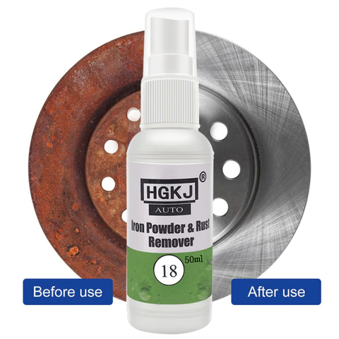 HGKJ 18, 50ml Zang Remover Rust Remover Spray for Bike, Cars, and All Spare Parts